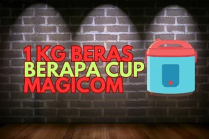 1 Kg Beras Berapa Cup Magicom