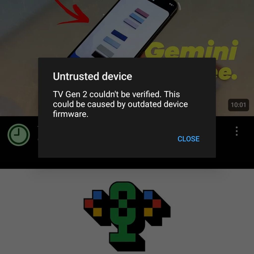 Chromecasrt 2nd gen Audio outage1