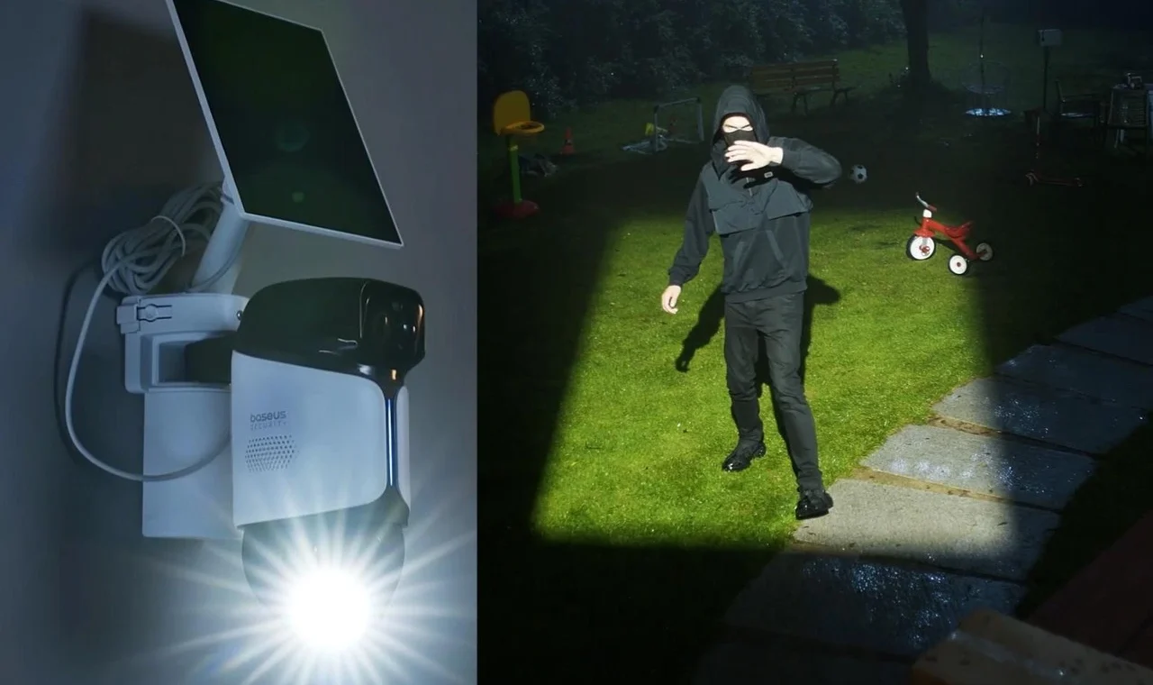 Dokumentasi liputan Kamera keamanan baru Baseus memiliki lampu sorot yang melacak dan mengikuti target bergerak