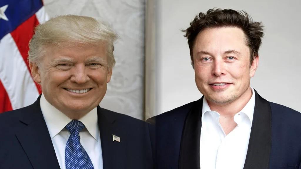 Donald Trump dan Elon Musk terkait polemik pembatasan jaringan satelit Starshield di Ukraina