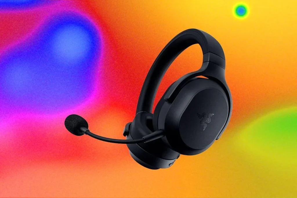 Headset gaming nirkabel Razer Barracuda V2 Pro dengan desain minimalis elegan