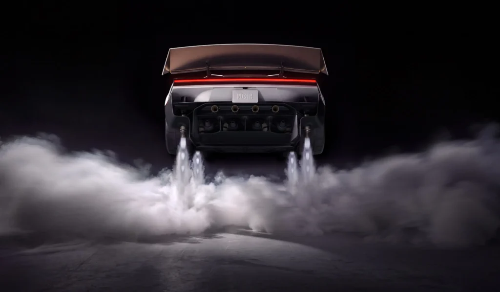 Mobil listrik super cepat Tesla Roadster generasi baru melaju kencang di lintasan