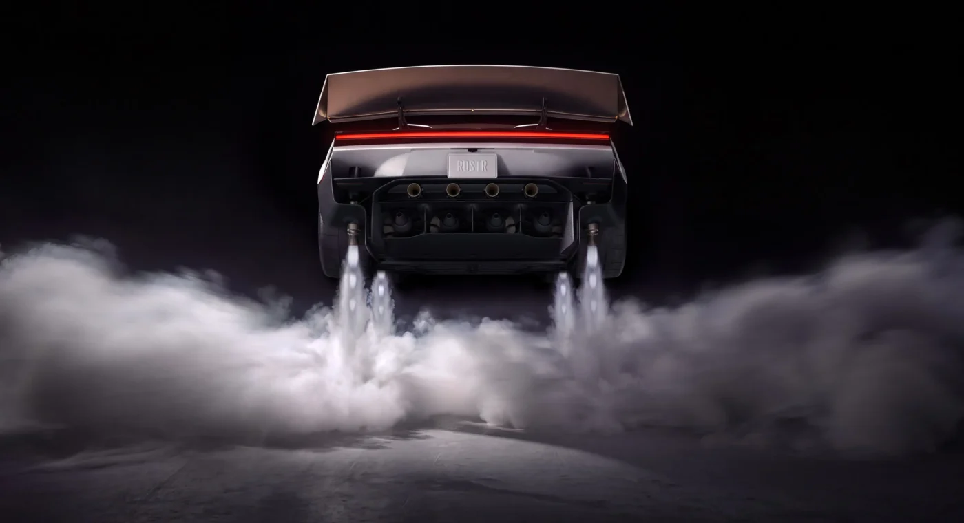 Mobil listrik super cepat Tesla Roadster generasi baru melaju kencang di lintasan
